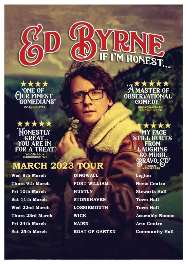 ed byrne tour support